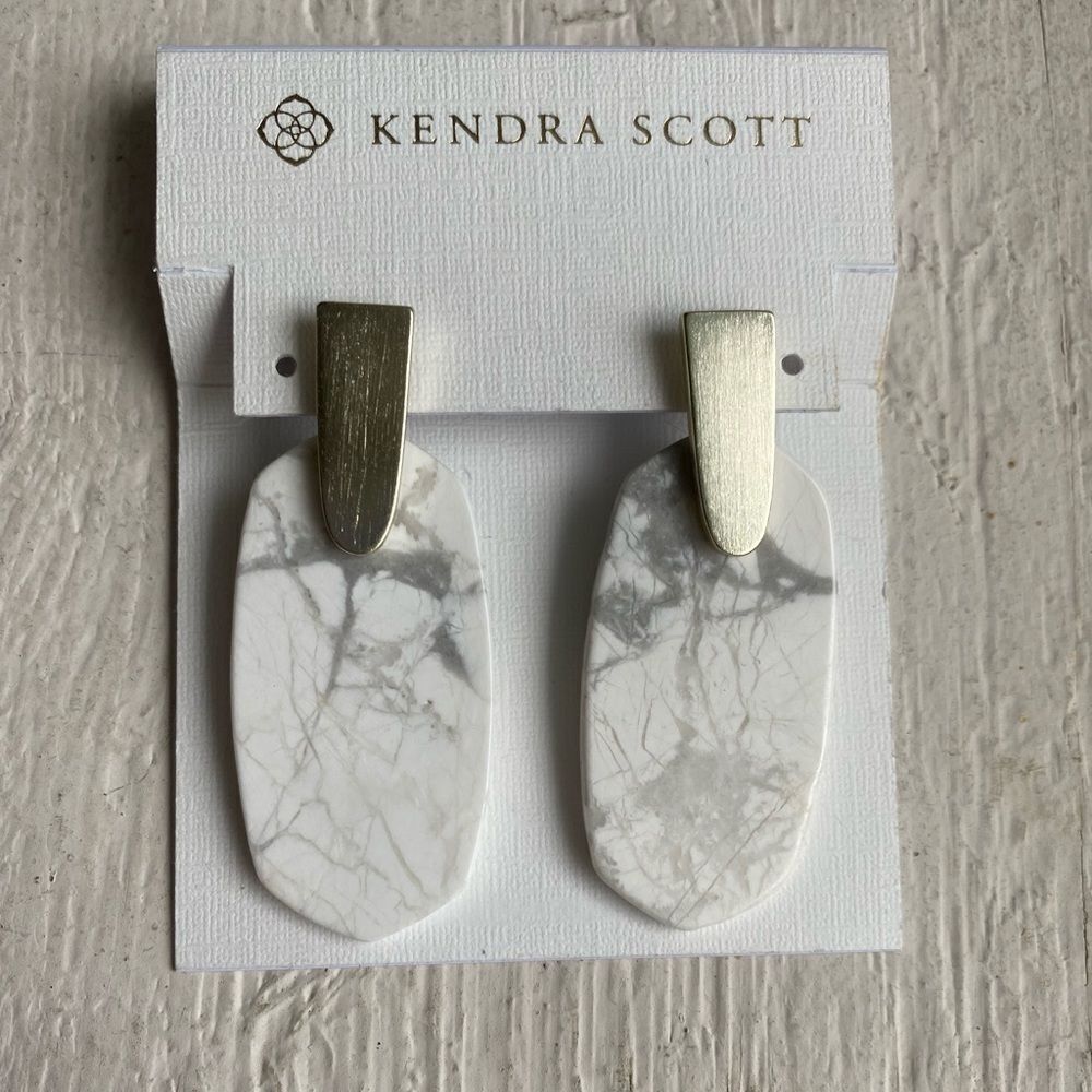 Kendra Scott Stone‎ Aragon Drop Earrings In Gold